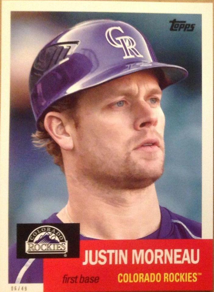 Justin Morneau #8 Baseball Cards 2016 Topps Archives