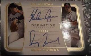 Nolan Ryan, Greg Maddux