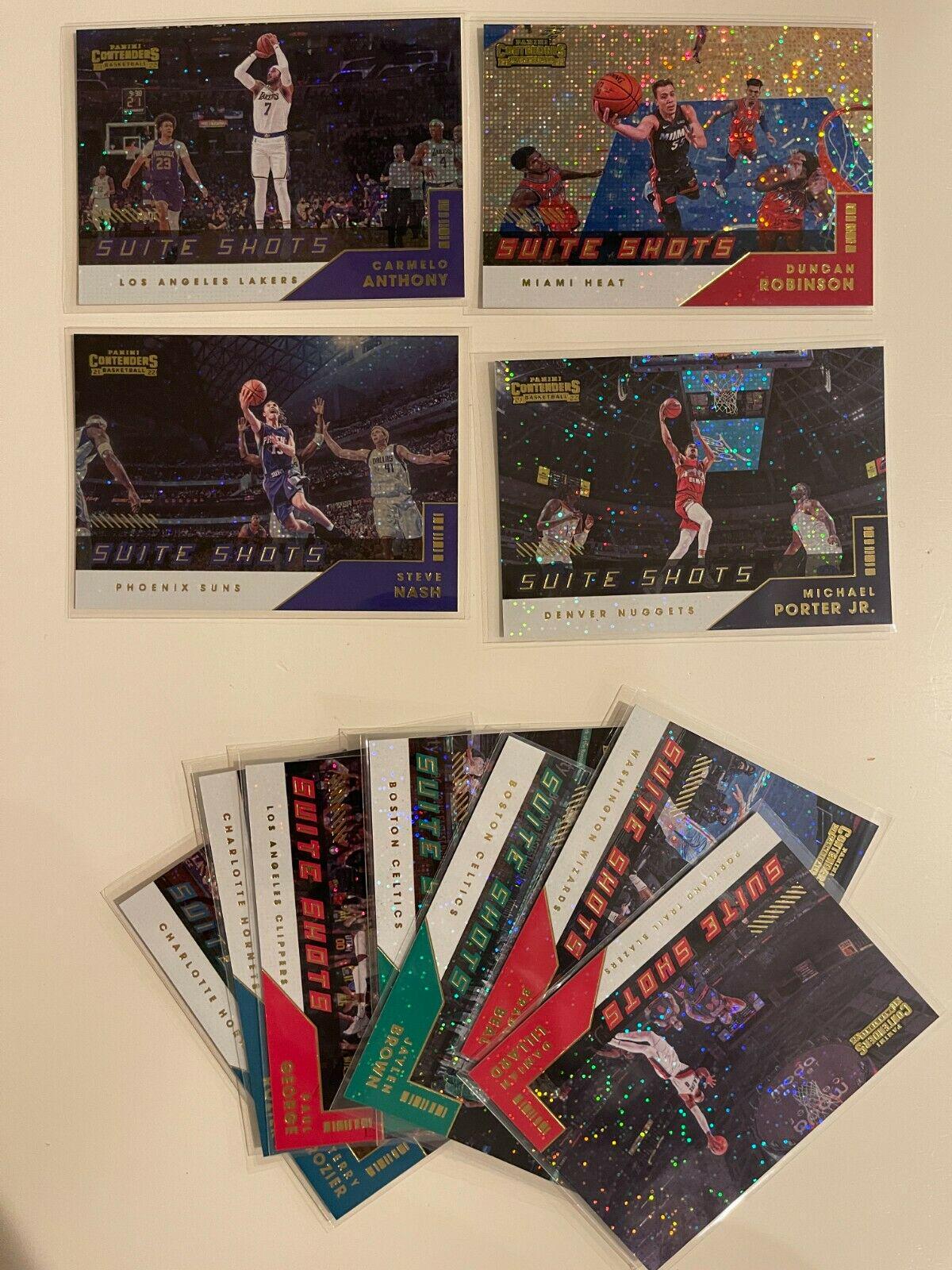 Damian Lillard #7 Basketball Cards 2021 Panini Contenders Suite Shots