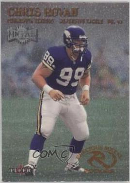 Chris Hovan #212 Football Cards 2000 Metal