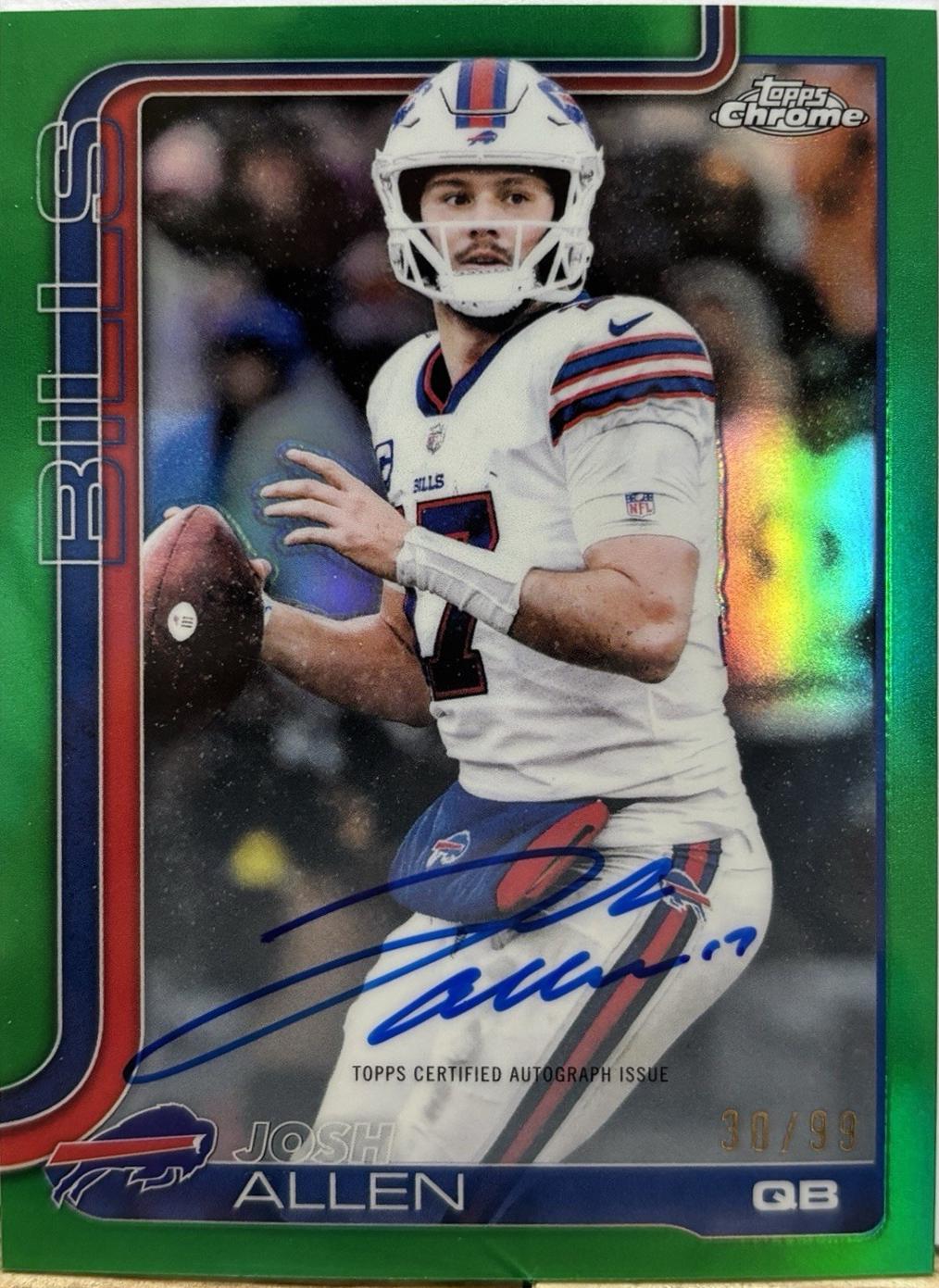 Josh Allen [Green Refractor] #BA-JAL