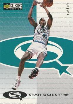 Theo Ratliff #SQ132 Basketball Cards 1997 Collector's Choice Starquest