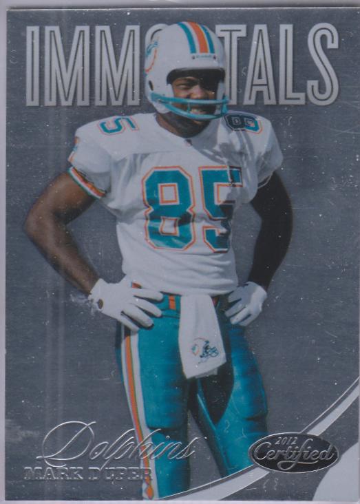 Mark Duper #193 2012 Panini Certified Football