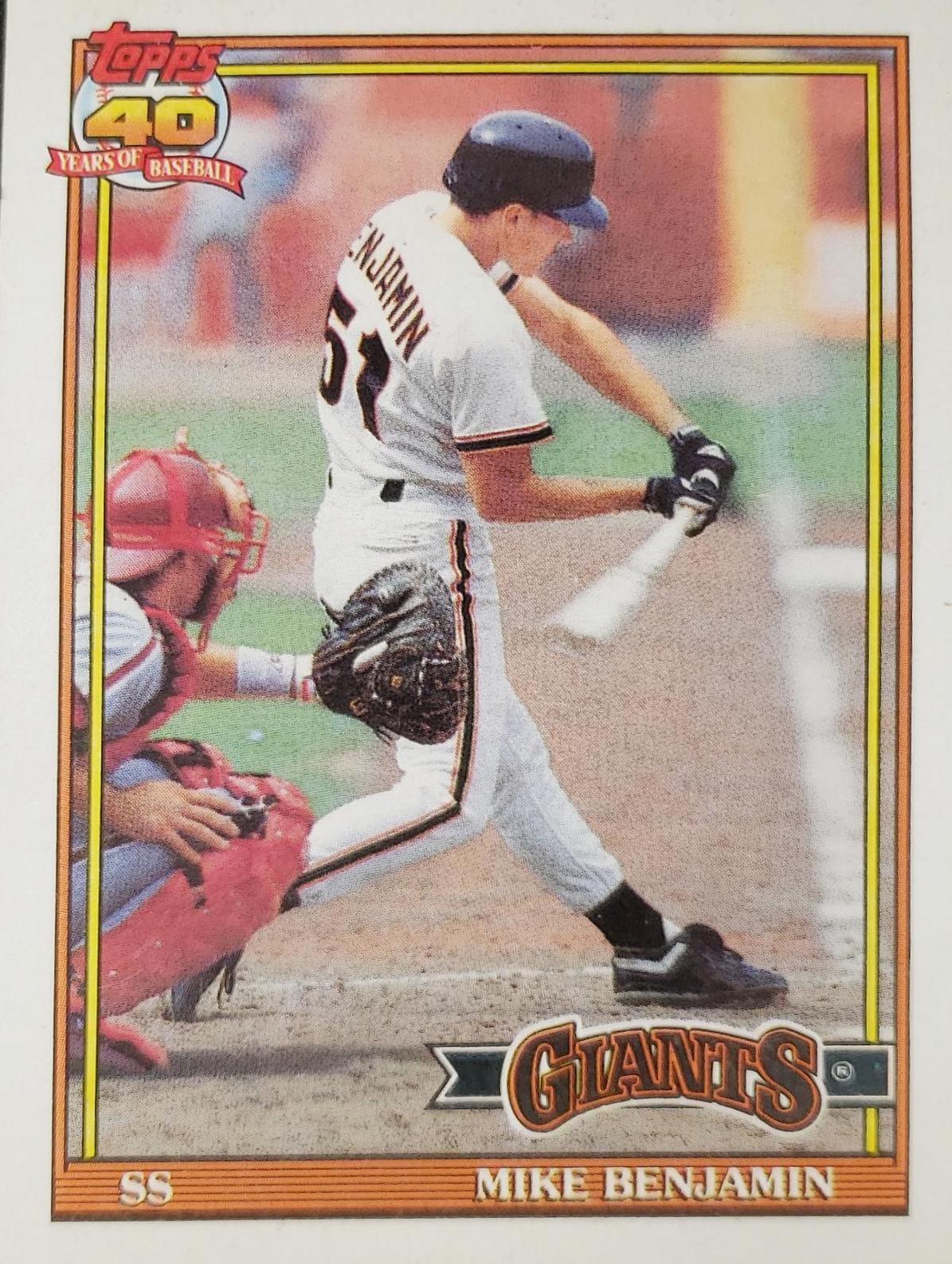 Mike Benjamin, Standard, front