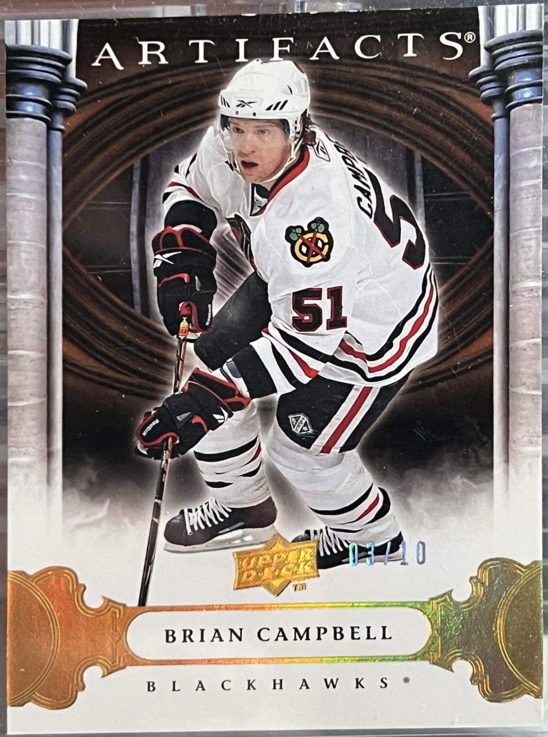 Brian Campbell #4 2009 Upper Deck Artifacts Hockey