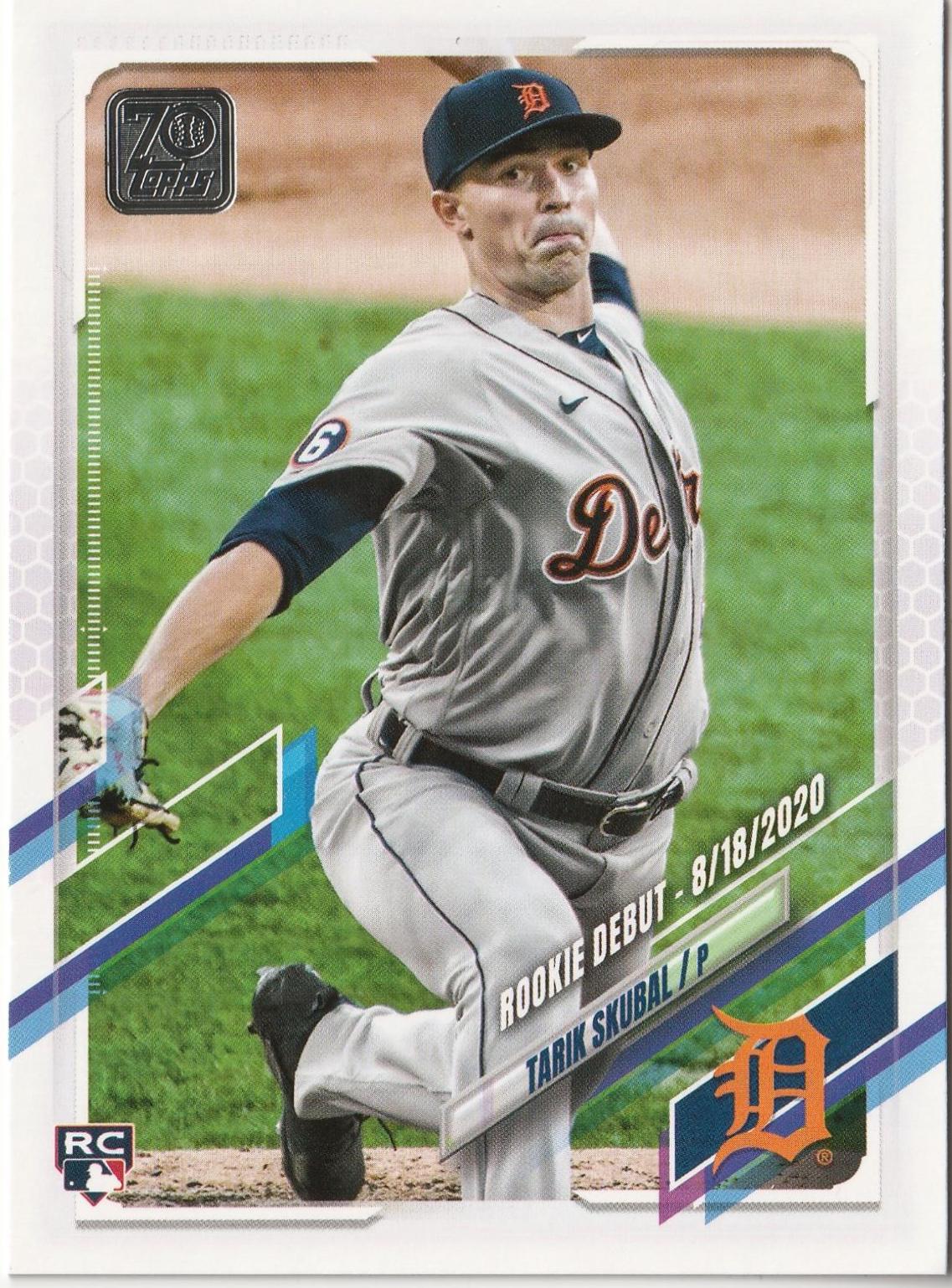 Tarik Skubal #US284 Baseball Cards 2021 Topps Update