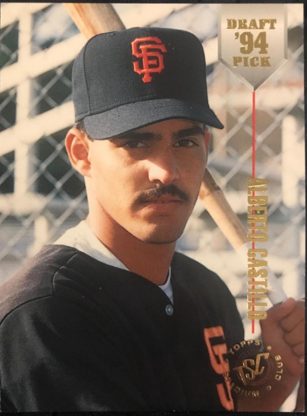 Alberto Castillo #6 Baseball Cards 1994 Stadium Club Draft Picks