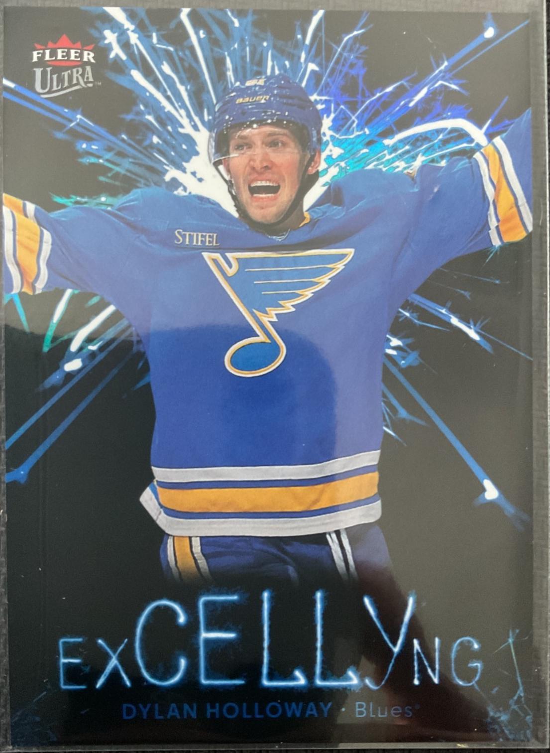 Dylan Holloway #EC-8 2024-25 Fleer Ultra Hockey ExCELLYng
