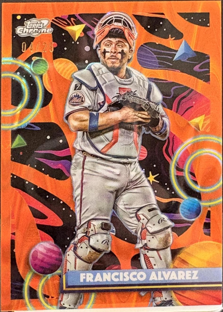 Francisco Alvarez [Orange Galactic Refractor] #37