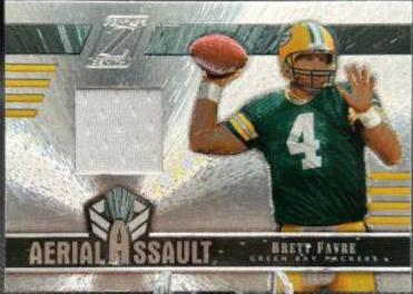 Brett Favre #AA-3 Football Cards 2005 Panini Donruss Zenith Aerial Assault