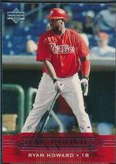 Ryan Howard #250 Baseball Cards 2005 Upper Deck Prices