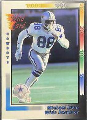 Michael Irvin #162 1992 Wild Card Football