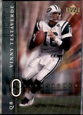 Vinny Testaverde #S13 Football Cards 2001 Upper Deck Starstruck