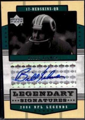 Billy Kilmer #LS-BK Football Cards 2004 Upper Deck Legends Legendary Signatures