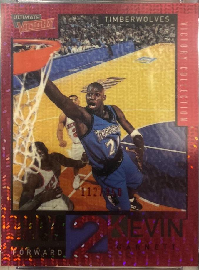 Kevin Garnett Ultimate Collection #78 2000 Ultimate Victory Basketball