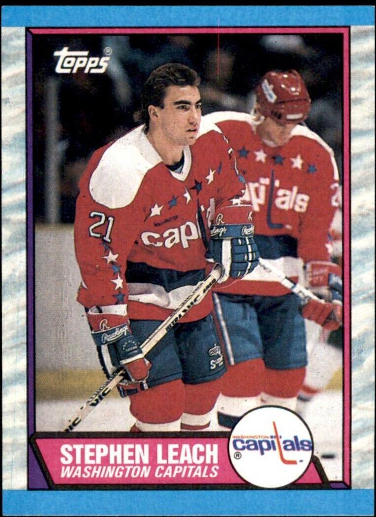 Stephen Leach #67 Hockey Cards 1989 Topps