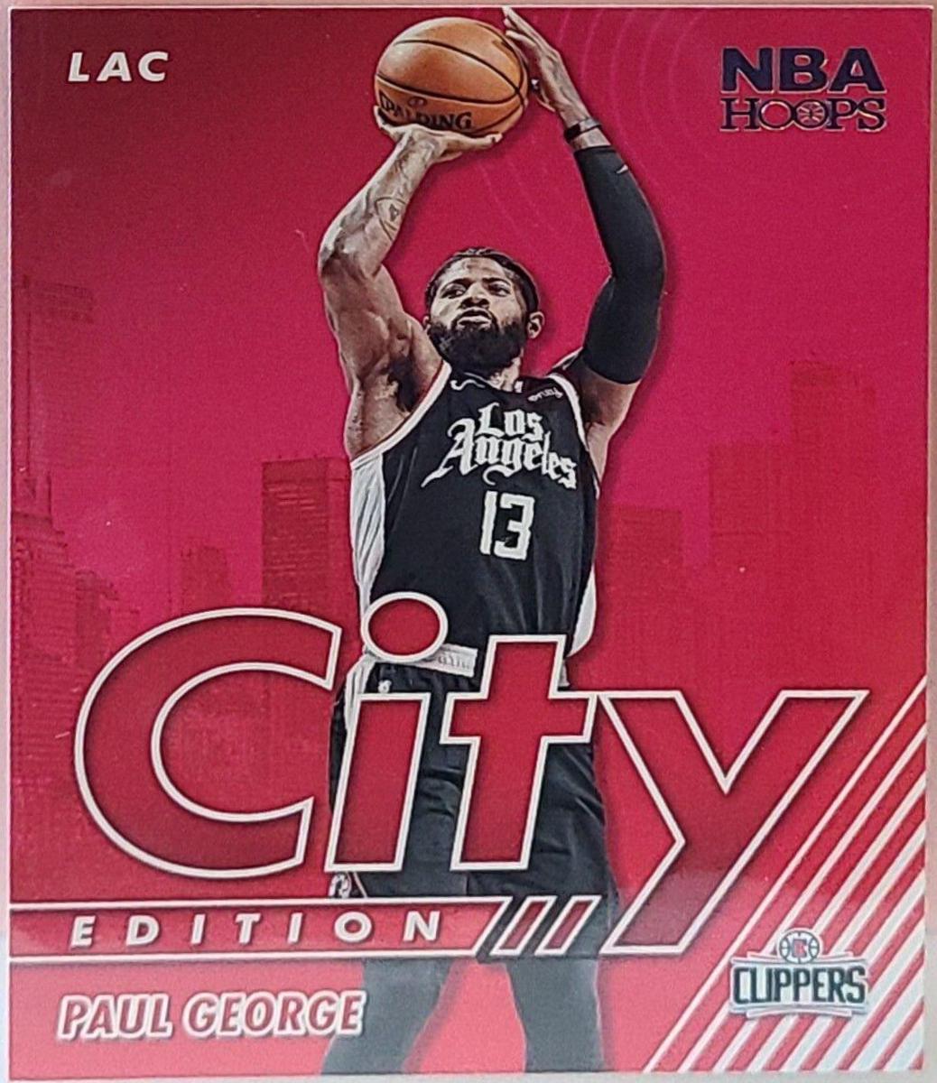 Paul George #4 Basketball Cards 2021 Panini Hoops City Edition