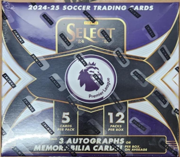Hobby Box Soccer Cards 2024 Panini Select Premier League