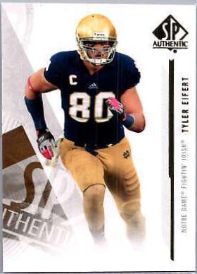 Tyler Eifert #125 2013 Sp Authentic Football