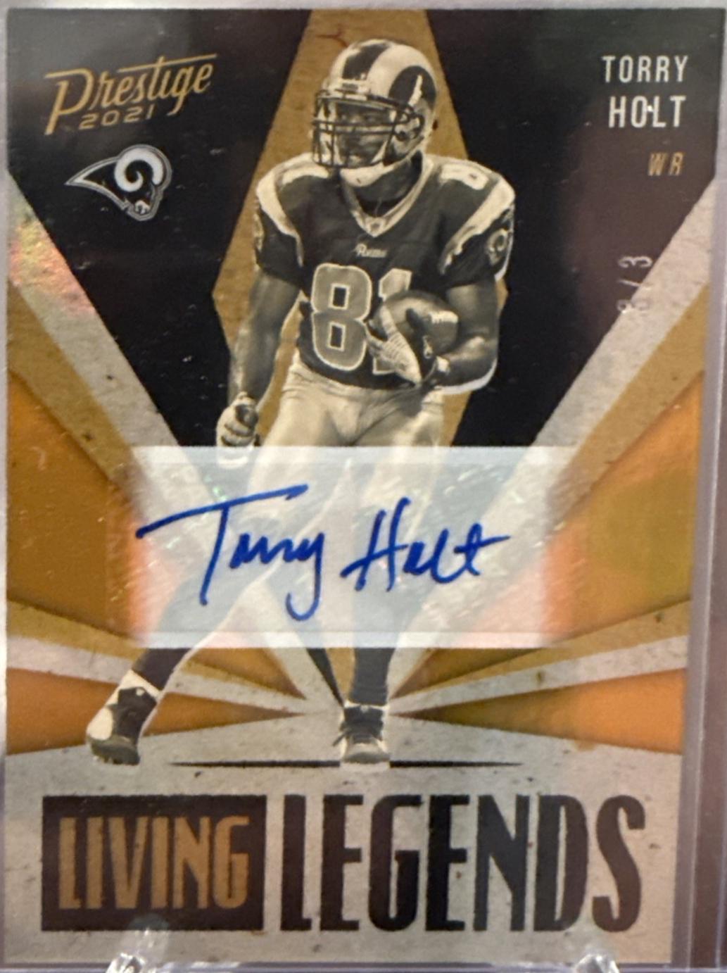 Torry Holt [Autograph Gold] #LL-28