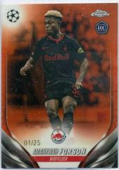 Amankwah Forson [Orange Refractor] #118 Soccer Cards 2023 Topps Chrome UEFA Club Prices