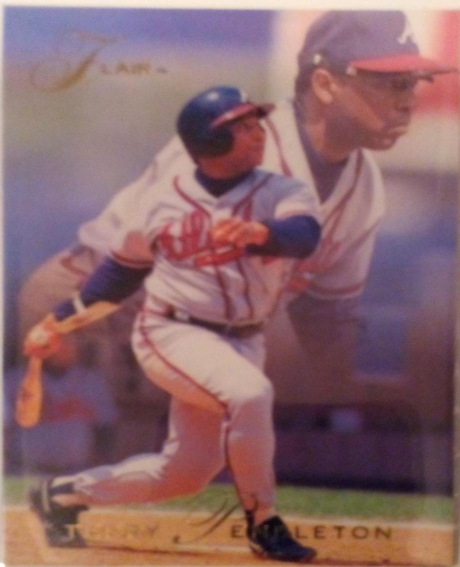 Terry Pendleton #9 Baseball Cards 1993 Flair