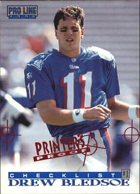Drew Bledsoe #348 1996 Pro Line Football