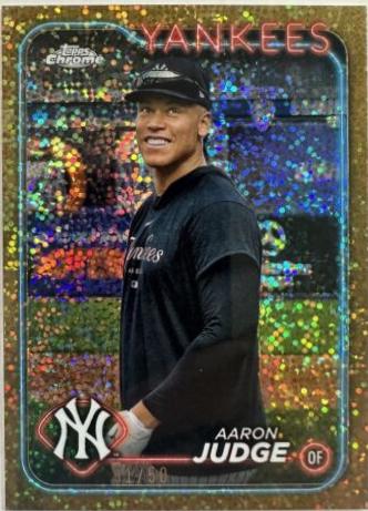 Aaron Judge [Gold Speckle Refractor Image Variation] #50