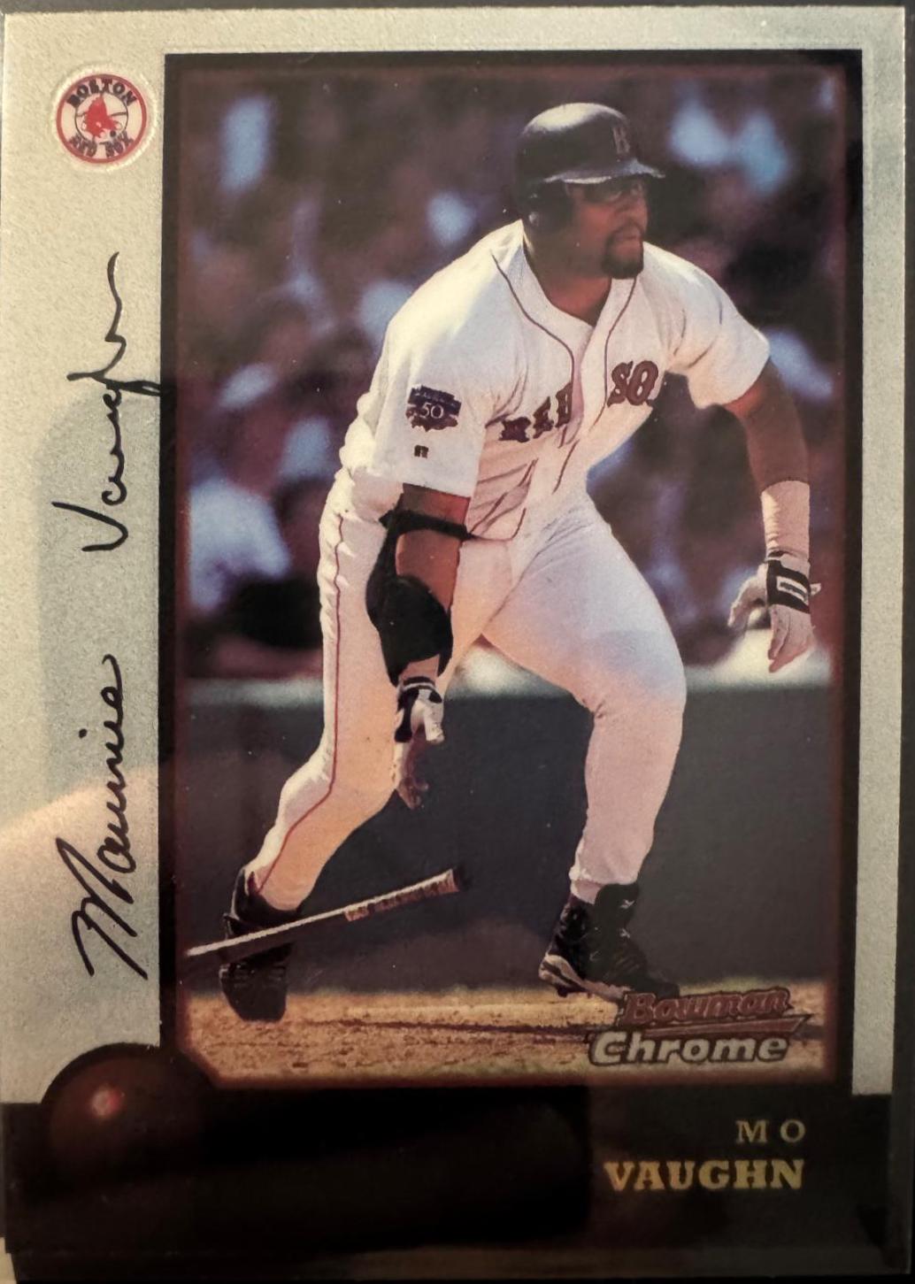 Mo Vaughn #35 Baseball Cards 1998 Bowman Chrome