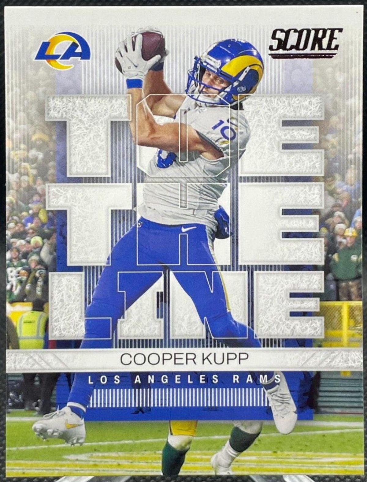 Cooper Kupp #TL-CK Football Cards 2022 Panini Score Toe the Line