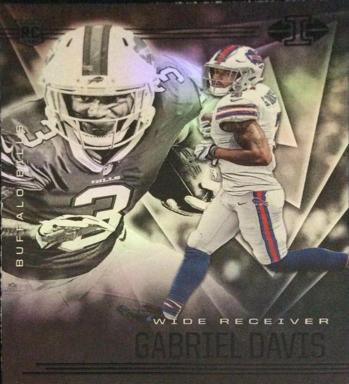Gabriel Davis #43 Football Cards 2020 Panini Illusions