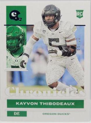 Kayvon Thibodeaux #2 Football Cards 2022 Panini Chronicles Draft Picks