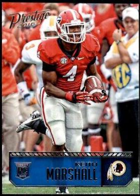 Keith Marshall #235 Football Cards 2016 Panini Prestige