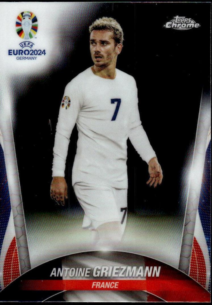 Antoine Griezmann #1 Soccer Cards 2024 Topps Chrome UEFA Euro