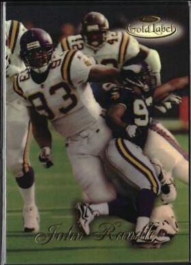 John Randle #87 1998 Topps Gold Label Football