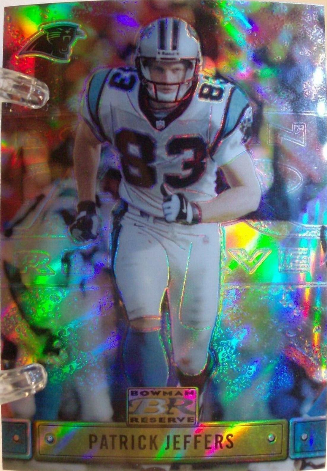 Patrick Jeffers #43 Football Cards 2000 Bowman Reserve