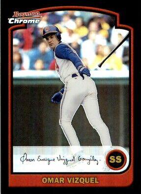 Omar Vizquel #9 Baseball Cards 2003 Bowman Chrome
