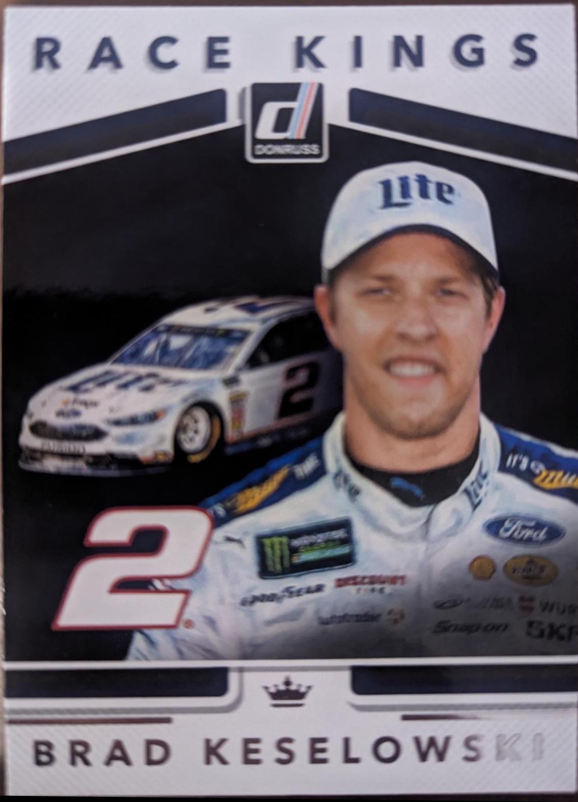 Brad Keselowski #5 Racing Cards 2018 Panini Donruss Nascar