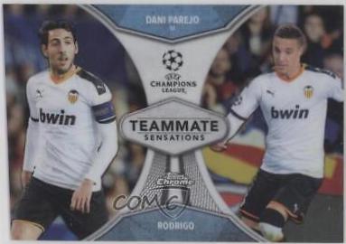 Rodrigo, Dani Parejo #TS-PR Soccer Cards 2019 Topps Chrome UEFA Champions League Teammate Sensations
