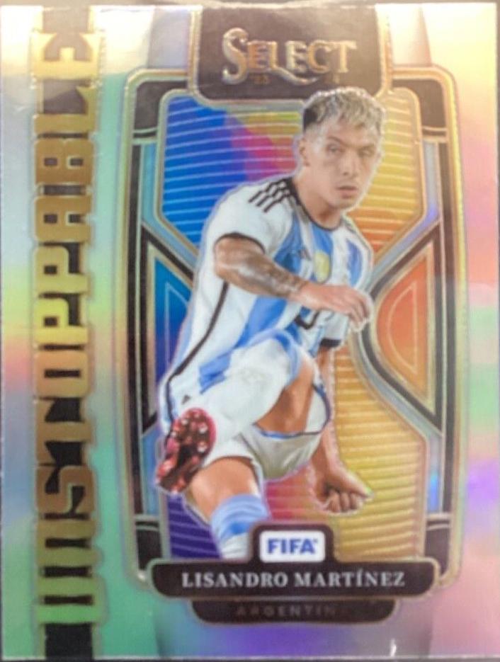 Lisandro Martinez #3 Soccer Cards 2023 Panini Select FIFA Unstoppable