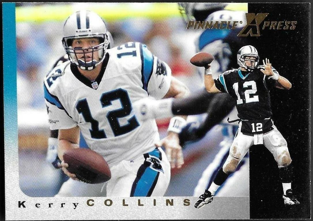 Kerry Collins #8 Football Cards 1997 Pinnacle X Press