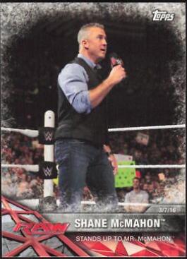 Shane McMahon #36 Wrestling Cards 2017 Topps WWE Road To Wrestlemania