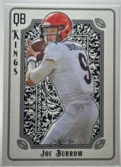 Joe Burrow #QBK-8 Football Cards 2024 Leaf QB Kings