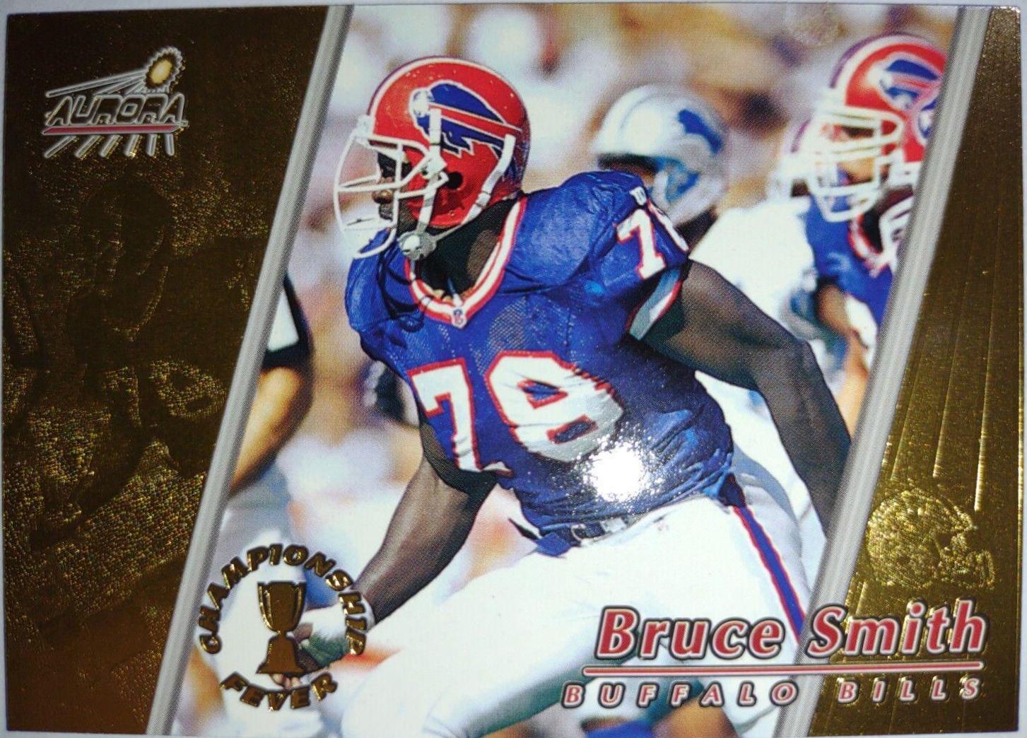 Bruce Smith #3 Football Cards 1998 Pacific Aurora Championship Fever