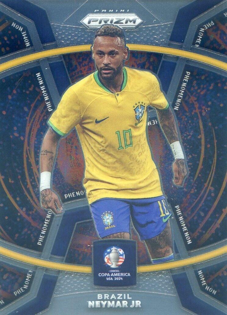 Neymar Jr #36 Soccer Cards 2024 Panini Prizm Copa America Phenomenon