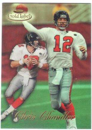 Chris Chandler #53 1998 Topps Gold Label Football