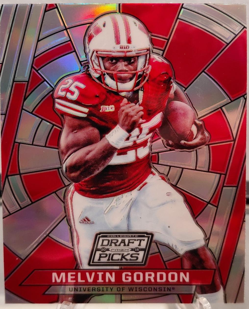 Melvin Gordon #65 2016 Panini Prizm Draft Picks Stained Glass Football