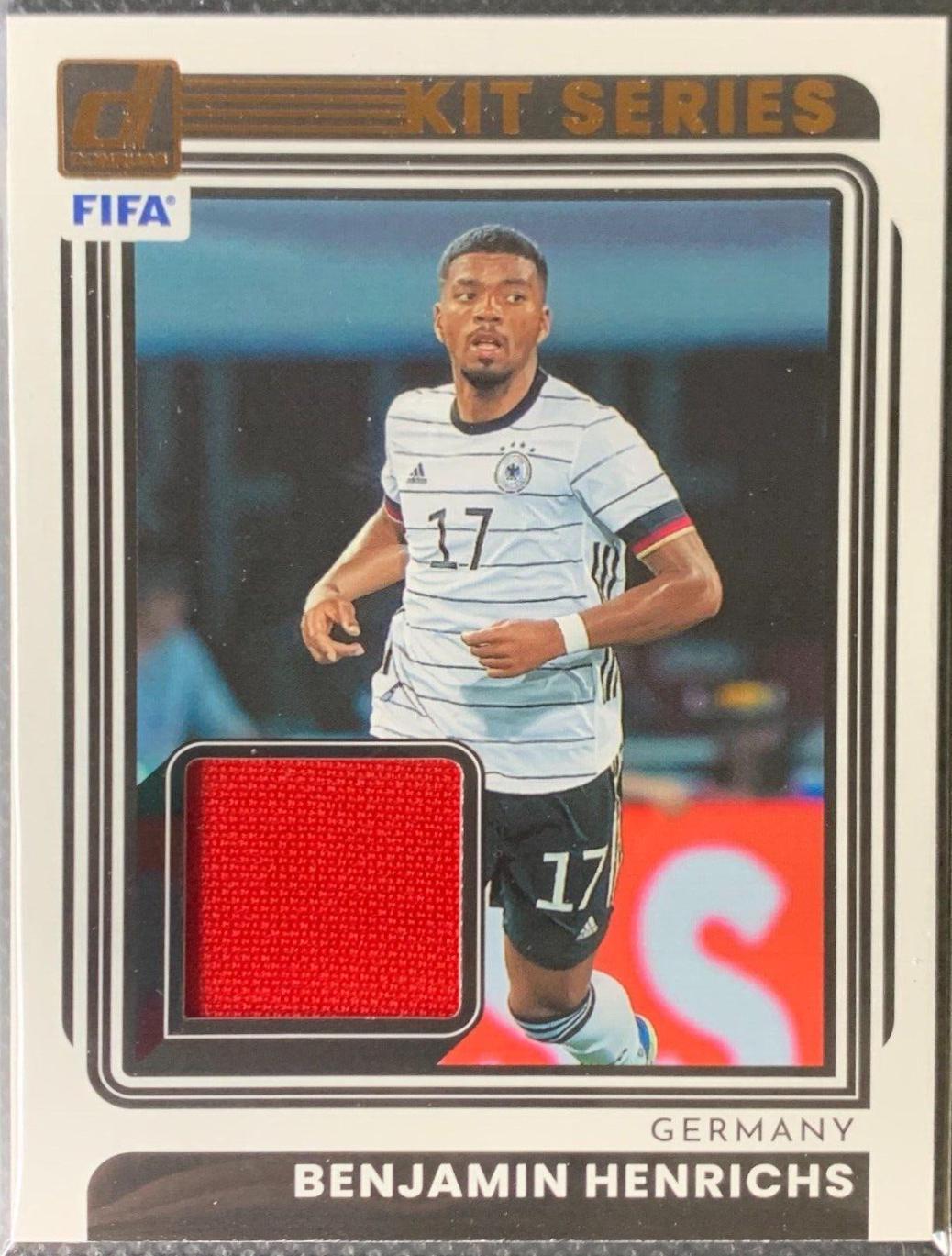 Benjamin Henrichs #KS-BHE Soccer Cards 2022 Panini Donruss Kit Series