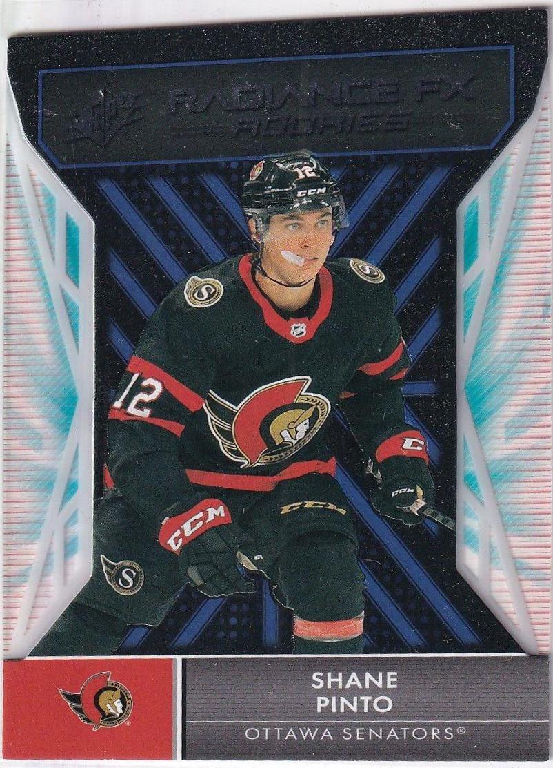 Shane Pinto #RFX-75 2021-22 SPx Hockey Radiance F/X
