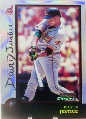 David Justice #20 Baseball Cards 1998 Bowman Chrome
